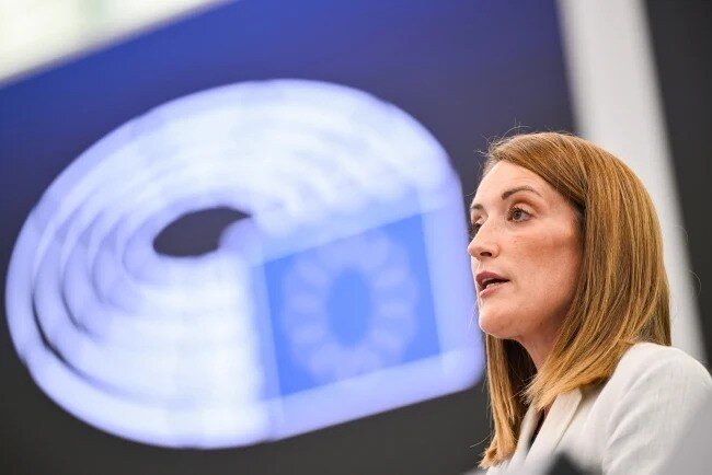 Roberta Metsola, az EP elnöke (Fotó: Beta) Roberta Metsola, az EP elnöke (Fotó: Beta)