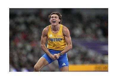 Duplantis saját, 6,29-es rekordját adta át a múltnak (Fotó: Beta/AP)