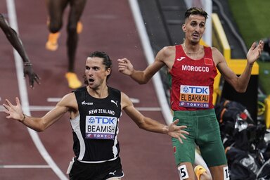 Geordie Beamish remekül taktikázott, és ellopta a nagyok elől az aranyat (Fotó: Beta/AP)