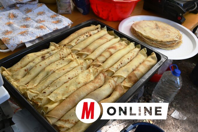 A palacsinta is gyorsan fogyott (Fotó: Paraczky László)