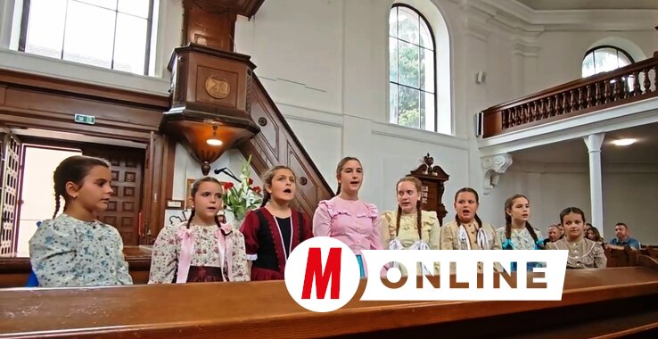 A református templomban az istentiszteleten is jelen voltak a hagyományőrzők (Tóth Péter felvétele)