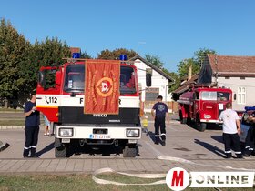 A 140 éves önkéntes tűzoltó egyesület bemutatója a Topolyai Napok keretében