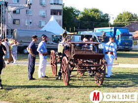 A 140 éves önkéntes tűzoltó egyesület bemutatója a Topolyai Napok keretében