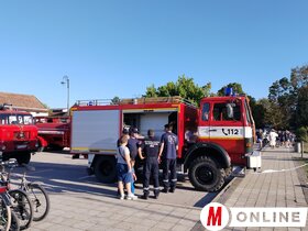 A 140 éves önkéntes tűzoltó egyesület bemutatója a Topolyai Napok keretében