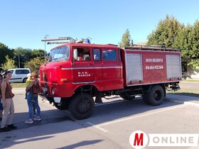 A 140 éves önkéntes tűzoltó egyesület bemutatója a Topolyai Napok keretében