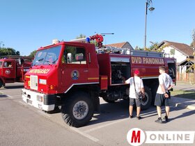 A 140 éves önkéntes tűzoltó egyesület bemutatója a Topolyai Napok keretében