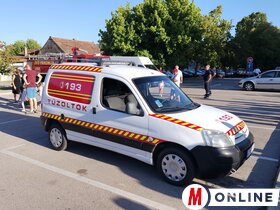 A 140 éves önkéntes tűzoltó egyesület bemutatója a Topolyai Napok keretében