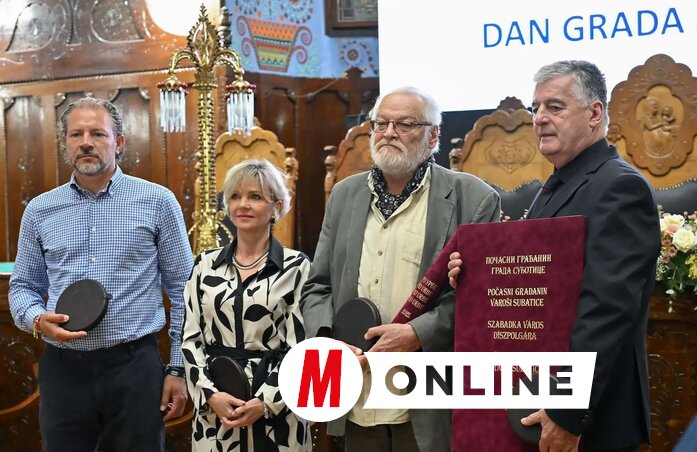 Szabadka városának idei kitüntetettjei (Fotó: Molnár Edvárd felvétele)