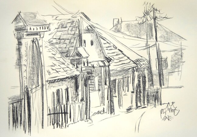 Székely utcarész (Péter László)