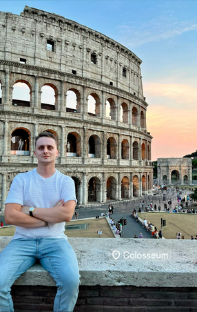 Az Angyalvár előtt Rómában