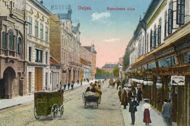 Eszék a XIX. század fordulóján (Mák Ferenc archívumából)