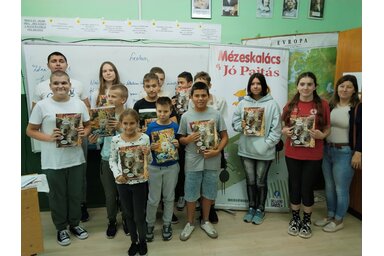 A bácsgyulafalvi Kis Ferenc Általános Iskola tanulói
