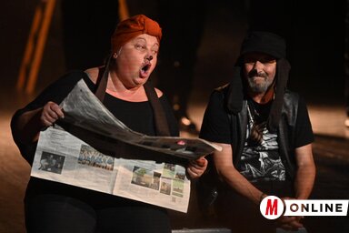 A közönség kedvencének egy pillanata (Fotó: Ótos András felvétele)