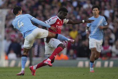 A szünetet követően viszont az olasz hálóőr már aligha unatkozott, a londoniak lövései nyomán több bravúrt kellett bemutatnia (Fotó: Beta/AP)