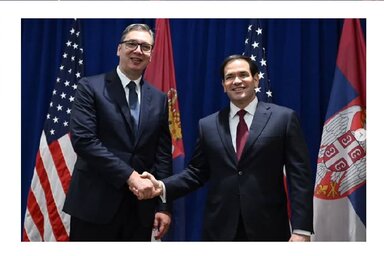 Az államfő az ENSZ-közgyűlés kapcsán tartózkodik New Yorkban (Fotó: Screenshot/Instagram/buducnostsrbijeav)