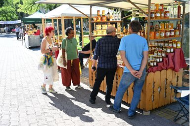 Idén 12 méhész állítja ki termékeit / Fotó: Molnár Edvárd archív