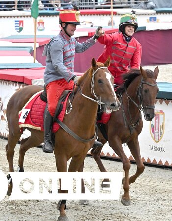Cékus Noémi a Nemzeti Vágtán (Molnár Edvárd felvétele)