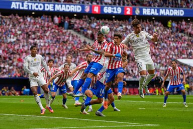 Gólgazdag összecsapást hozott a madridi rangadó (Fotó: Beta/AP)