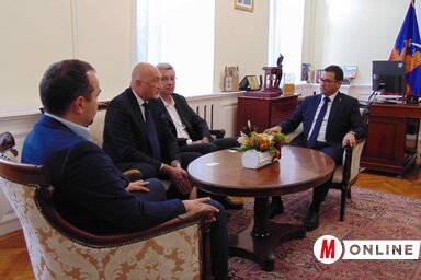 A Banja Luka-i Regionális Gazdasági Kamara képviselőivel Mladen Bogdan polgármester tárgyalt (Fotó: Vidács Hajnalka)