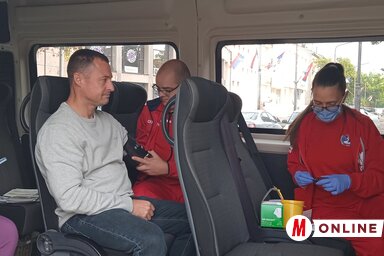 A szív világnapja alkalmából közös akciót tartott Verbászon a Vöröskereszt helyi szervezete és az egészségház (Fotó: Paraczky László)