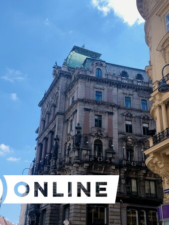 A Palais Equitable neoreneszánsz palotája, kupolájával és gazdagon faragott homlokzatával úgy magasodik a város fölé, mintha a múlt mesélne kőbe vésett történeteket (Fotó: Zabos Kasziba Angéla) A Palais Equitable neoreneszánsz palotája, kupolájával és gazdagon faragott homlokzatával úgy magasodik a város fölé, mintha a múlt mesélne kőbe vésett történeteket (Fotó: Zabos Kasziba Angéla)