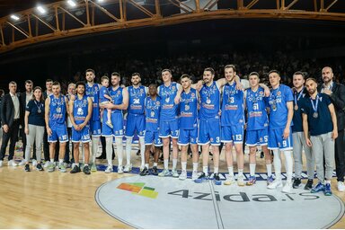 A Spartacus kosárlabdázói az elmúlt idényben döntőt játszottak a szerb bajnokságban (Fotó: KK Spartacus Office Shoes)