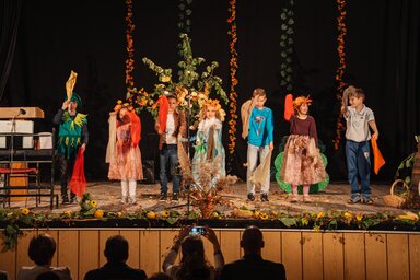 Színes előadást mutattak be a kisoroszi Gligorije Popov Általános Iskola diákjai Berta Piroska tanítónő felkészítésével (Fotó: Német Ákos)