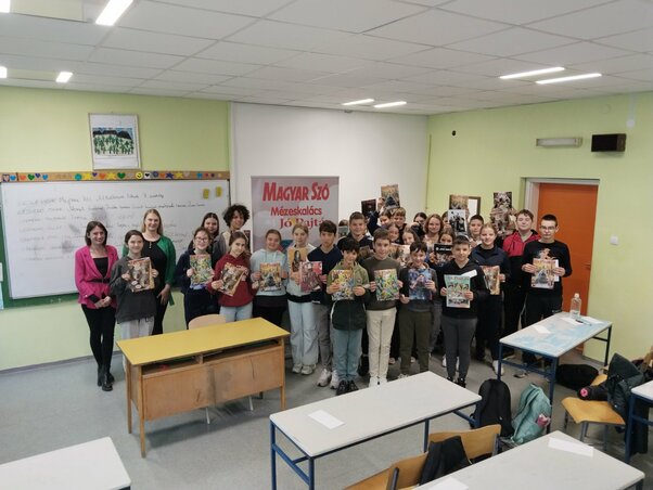 Hetedikesek a Majsai úti iskolából – a rejtvények és a játékos feladatok tartották izgalomban a csoportot