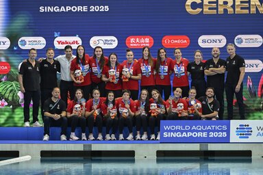 A magyar női válogatott második lett az idei világbajnokságon, Madeirára is éremesélyesként érkezik (Fotó: MTI)