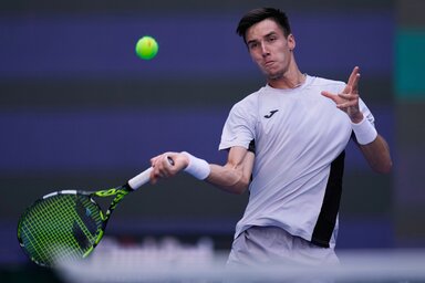 Marozsán Fábián Stan Wawrinka legyőzésével biztosította helyét a legjobb ötvenben (Fotó: Beta/AP)