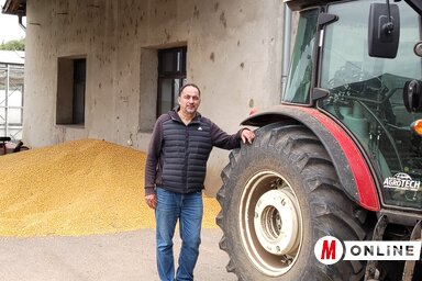 Fenyvesi Árpád, a tangazdaság vezetője (Fotó: Tóth Péter felvétele)