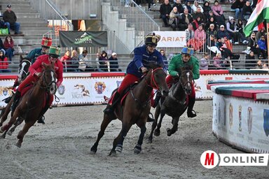 Cékus Árpád és lova Colt mindent beleadott és kiválón helytállt (Fotó: Ótos András felvétele)