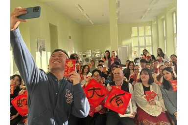 A személyes találkozókon a tanulók a kínai kultúrához is közelebb kerülhetnek (Fotó: Zentai Gimnázium)