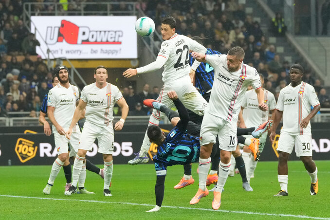 Az Inter elvette a Cremonese veretlenségét (Fotó: Beta/AP)