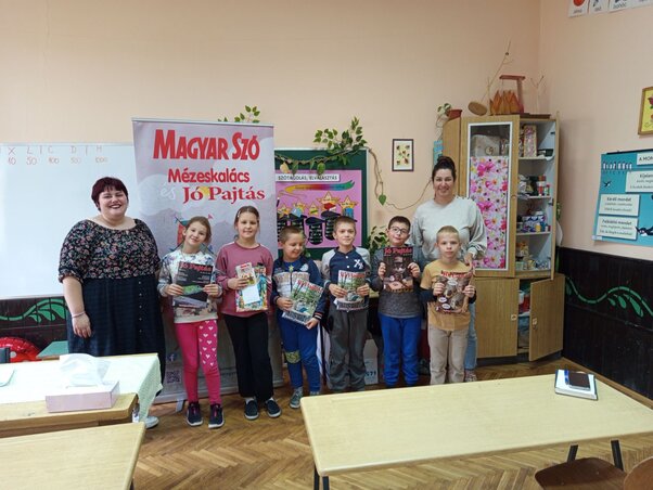 Csapatunk a ludasi Miroslav Antić Általános Iskola harmadikos tanulóival