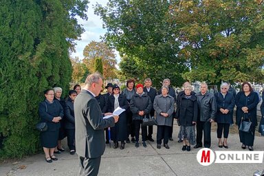 A vértanúk közül Knézich Károly életútjába engedett bepillantást Kávai Szabolcs történelemtanár (Bajić Jenei Klementina felvétele)