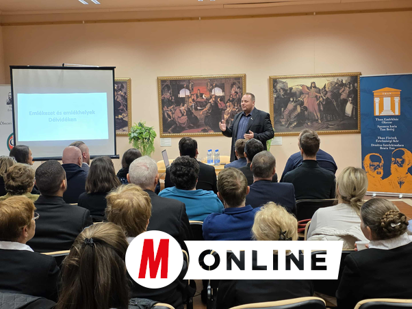 Előadások az óbecsei Than Emlékházban (Fotó: Kancsár Izabella felvétele)