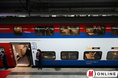 Elindult a Belgrád és Szabadka közötti gyorsvonat. (Kép: Molnár Edvárd)