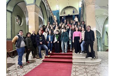 Csoportkép a szabadkai Városházán/Fotó: Szili Zsuzsanna