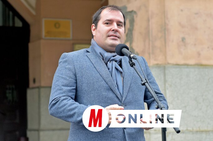 Fejsztámer Róbert, Magyarkanizsa polgármestere is nagyra értékelte a hagyományőrzést (Gergely Árpád felvétele)