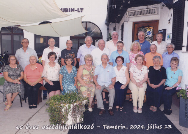 Tavaly 60 éves osztálytalálkozón vett részt Laskai tanár úr
