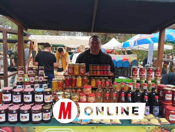 Bóbán Zoltán óbecsei kistermelő: A gasztrofesztivál kiemelkedő lehetőséget jelent (Kancsár Izabella felvétele)