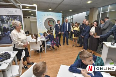 Az önkormányzat is bemutatta energetikai projektumait (Fotó: Tartományi Kormány)