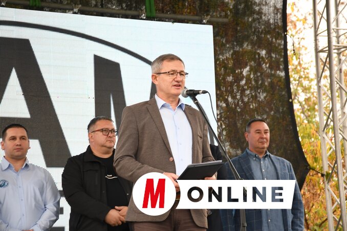 A Kolbászfesztivált Dragan Glamočić mezőgazdasági miniszter nyitotta meg (Fotó: Paraczky László)