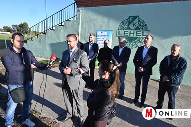 Befektetések a Lehel Sportközpontban Muzslyán