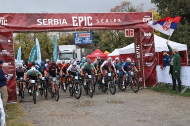 A hétvégén Újvidék adott otthont a világ hegyikerékpáros elitjét felvonultató Serbia Epic hegyikerékpár-futamnak (Fotó: novisad.rs)