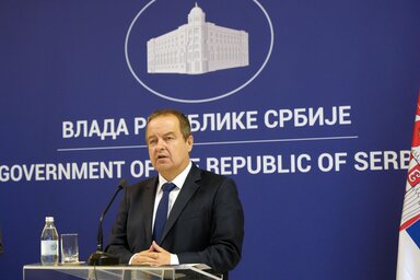 Ivica Dačić hangsúlyozta, hogy a Szarajevóban tartott megbeszélések középpontjában az együttműködés állt olyan európai ügynökségekkel, mint az Europol, vagy a Frontex (Fotó: Beta)