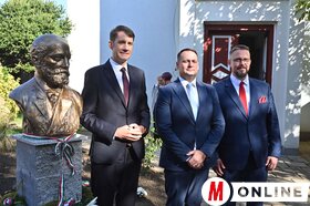 Jókai Mór szobra Pancsova