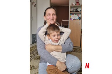 A kis Aleks és édesanyja számára nem egyszerűek a mindennapok (Bartus Bella felvétele)