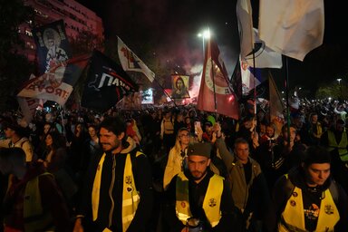 Dijana Hrka vasárnap kezdett éhségsztrájkba (Fotó: Beta)